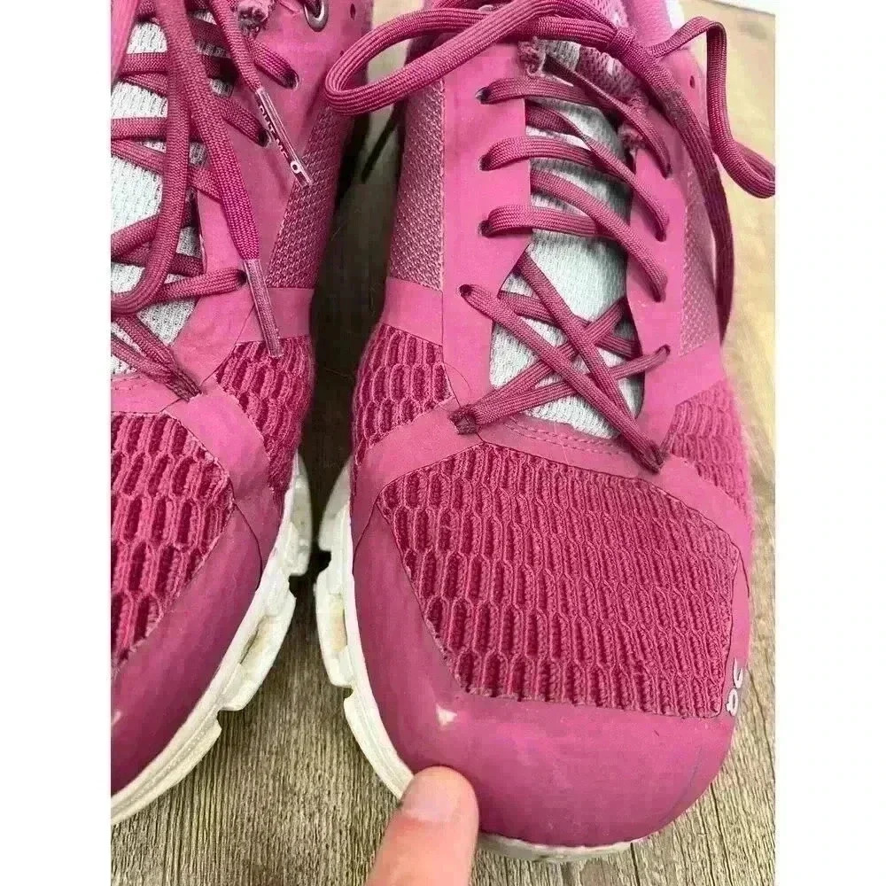 On Cloud Cloudflyer Women's 10.5 Running Shoes Magenta Mulberry Sneakers - Picture 4 of 15